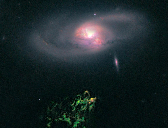 Photo: NASA, ESA, W. Keel (University of Alabama), and the Galaxy Zoo Team